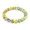Blue Daffodil | .925 Sterling Silver | Firefly Glass Garden Bracelet